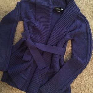 Cobalt blue oversized